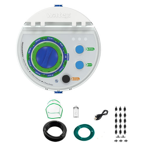Aquamatic Druppelbewateringsset (batterij niet inbegrepen) SPT-02 Aquamatic Druppelbewateringsset (batterij niet inbegrepen) SPT-02