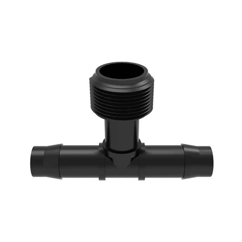 13 mm-1/2' T-stuk met schroefdraad, mannelijk 0244