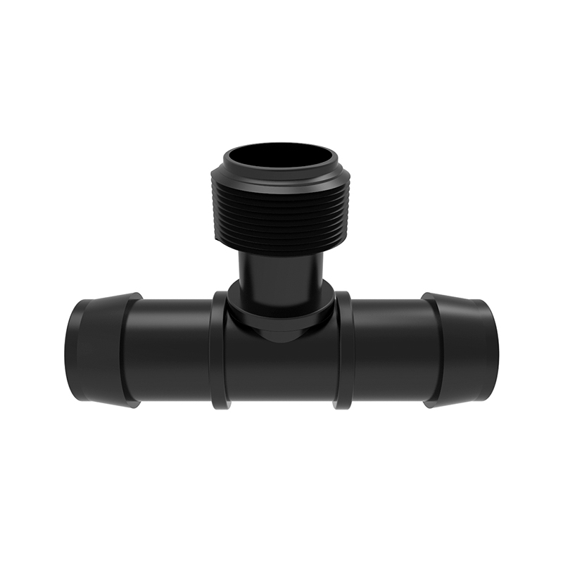 25 mm-3/4' T-stuk met schroefdraad, mannelijk 0248