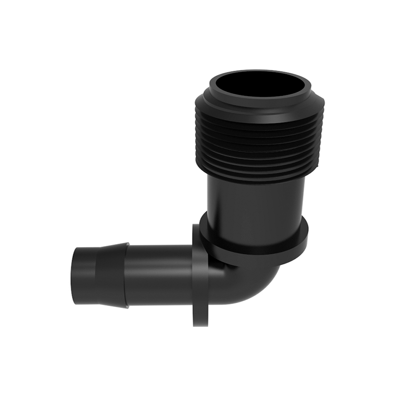 13 mm-1/2' Elleboog-mannetje met schroefdraad 0255
